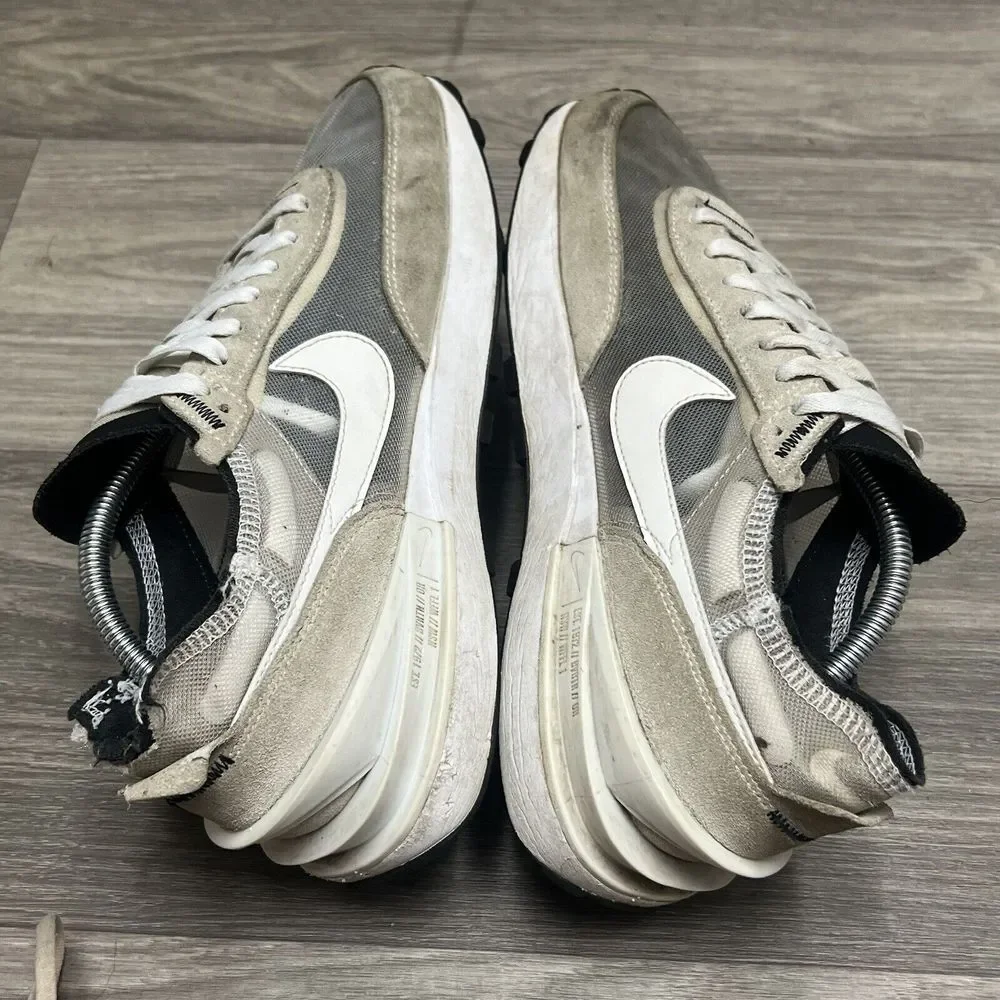 Nike Waffle One Shoes Mens Size 10 Summit White‎ Gray Black Running DA7995-100